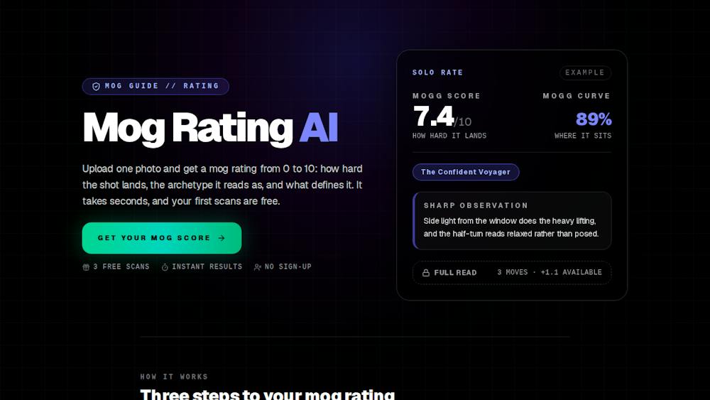 Mogg.ai AI tool preview