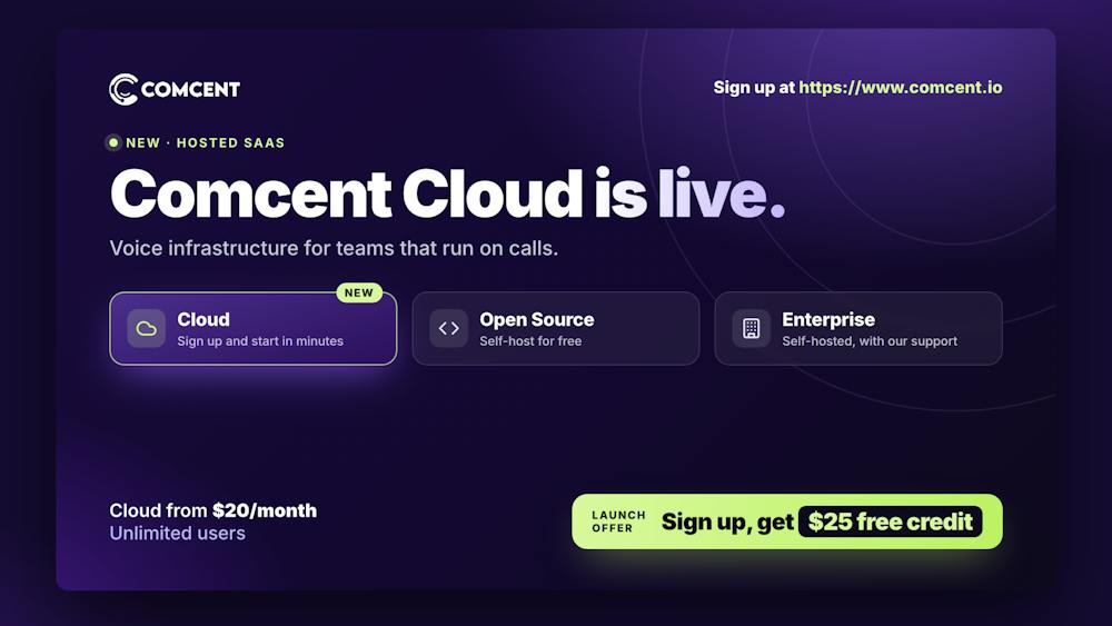 Comcent AI tool preview
