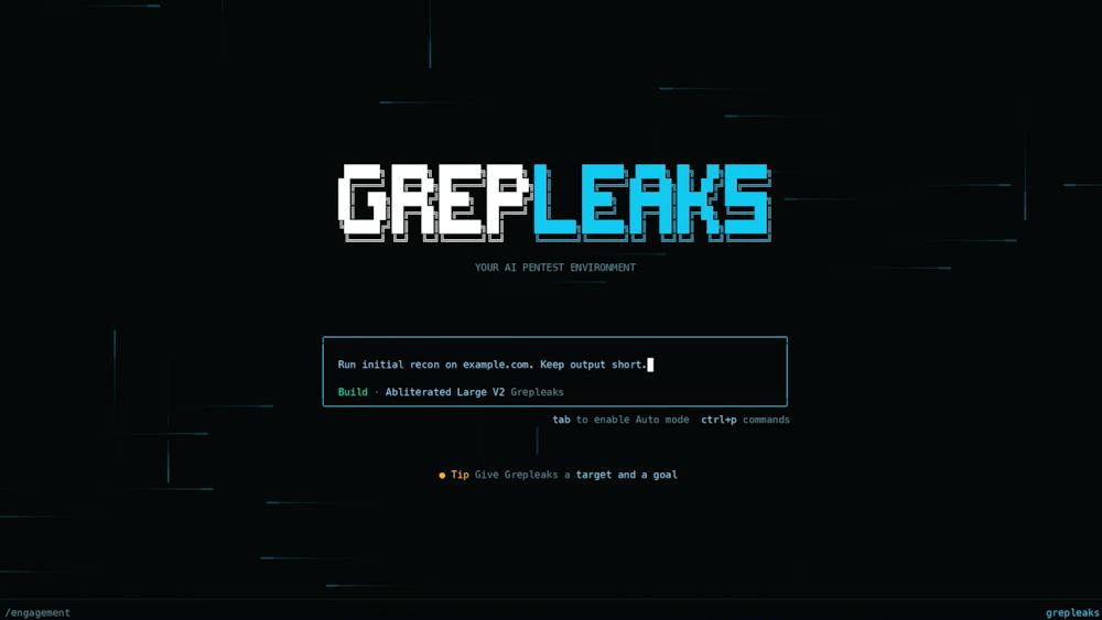 Grepleaks AI tool preview