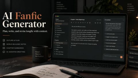 AI Fanfic Generator AI tool preview