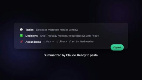 Meeting Noter AI tool preview