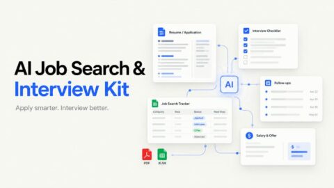 AI Job Search & Interview Kit AI tool preview