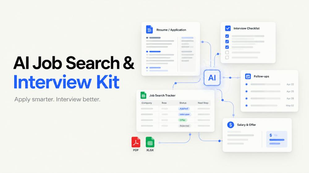AI Job Search & Interview Kit AI tool preview