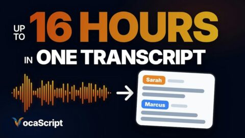 VocaScript AI tool preview