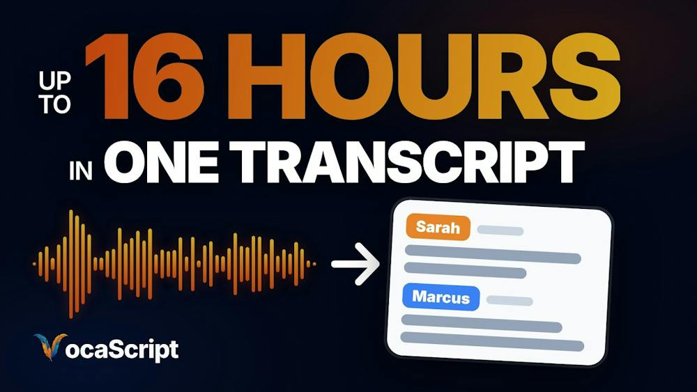 VocaScript AI tool preview