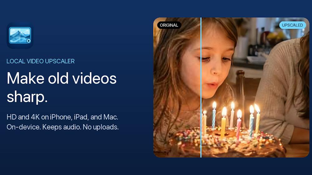 Local Video Upscaler AI tool preview