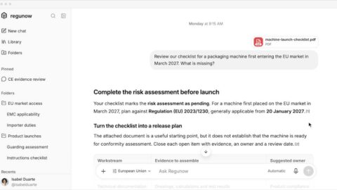 Regunow AI tool preview